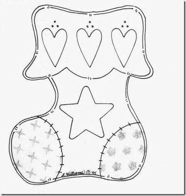 Manualidades: bota de navidad en Goma Eva - Colorear dibujos infantiles